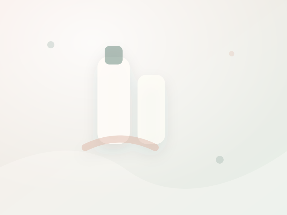 私密护理的外用护理瓶和湿巾意象图